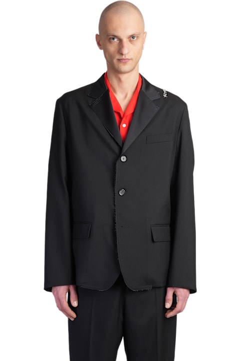 Marni for Men Marni Blazer In Black Wool