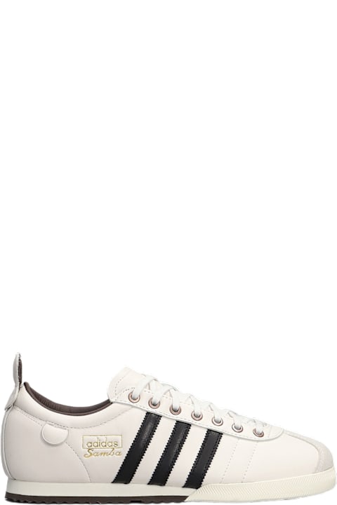 Adidas for Men Adidas Samba 62 Sneakers In White Leather