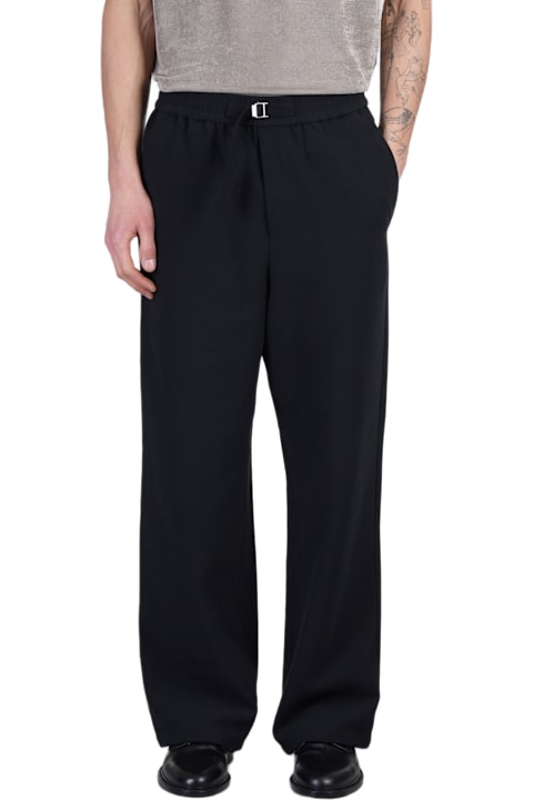 Ami Alexandre Mattiussi for Men Ami Alexandre Mattiussi Pants In Black Cotton
