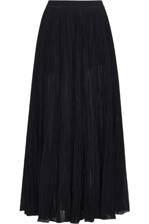 Totême Skirts for Women Totême Cotton-blend Pleated Long Skirt