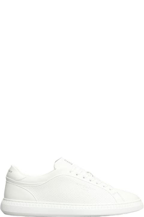 Givenchy for Men Givenchy G Set Low Sneakers In White Leather