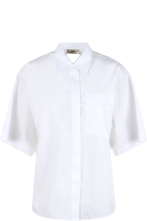 ウィメンズ Hernoのトップス Herno Cotton Short-sleeved Shirt