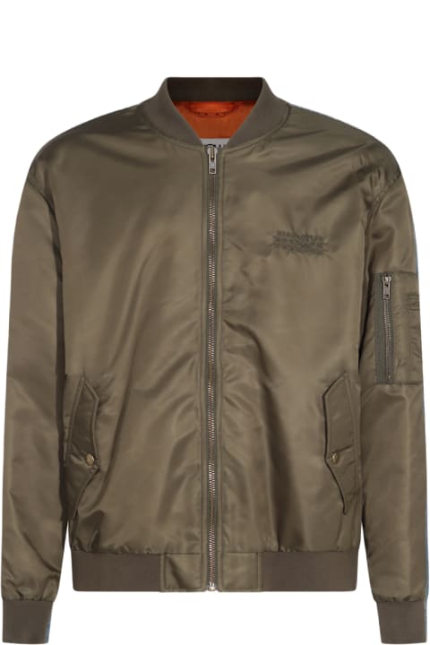 Homeware MM6 Maison Margiela Bimaterial Bomber Jacket