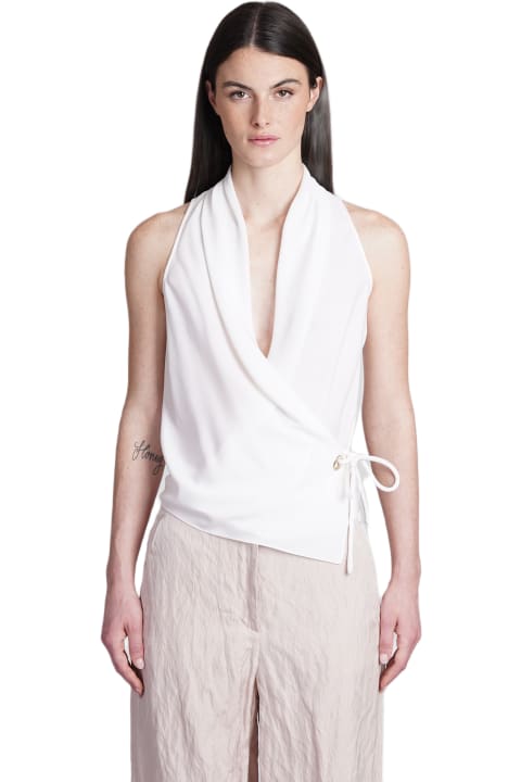 Giorgio Armani for Women Giorgio Armani Topwear In White Silk