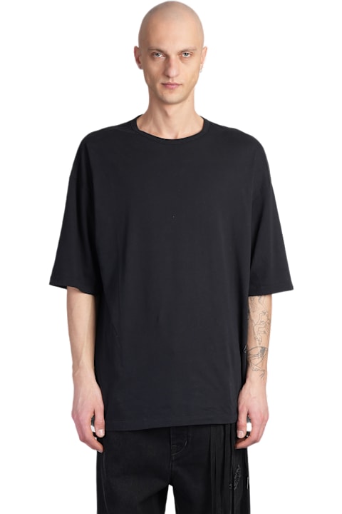 Ann Demeulemeester for Men Ann Demeulemeester Dieter T-shirt In Black Cotton
