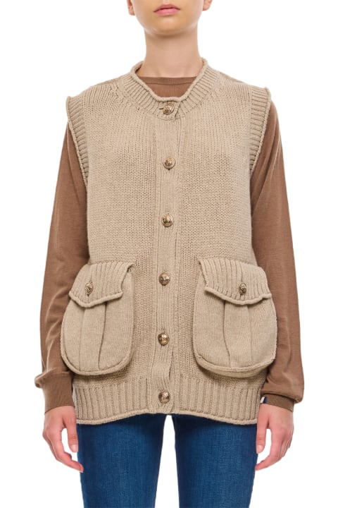 Barrie Clothing for Women Barrie Cashmere Cardigan Vest