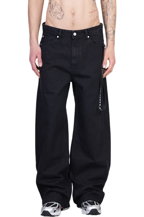 44 Label Group for Men 44 Label Group Pappas Jeans In Black Cotton