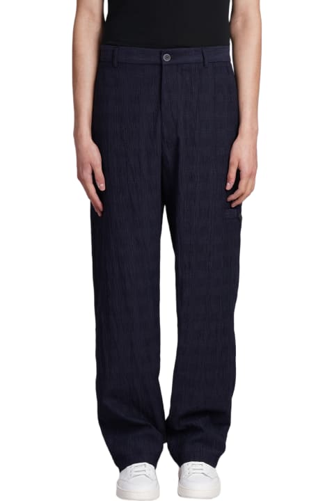 Emporio Armani for Men Emporio Armani Pants In Blue Polyester