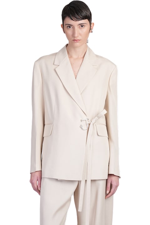 Homeware J.W. Anderson Blazer In Beige Viscose