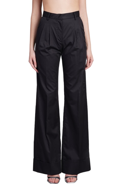 Pants & Shorts for Women The Andamane Nathalie Pants In Black Cotton