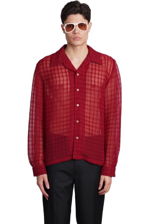 Séfr for Men Séfr Shirt In Red Polyester