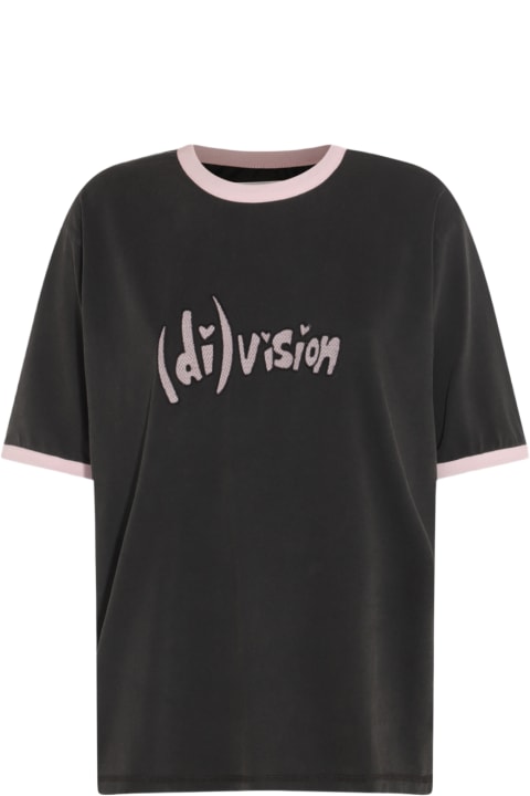 (di)vision Men (di)vision Black Cotton T-shirt