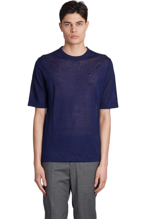 Ballantyne Topwear for Men Ballantyne T-shirt In Blue Cotton