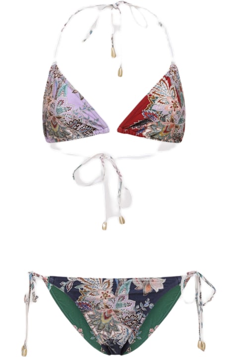 VIP【関税送料無料】希少 Zimmermann Rhiannon Mini Tri Bikini Zimmermann Rhiannon Mini Tri Bikini | italist