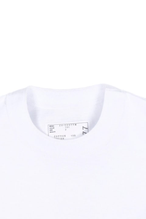 Underwear for Men Sacai Zip Detail T-shirt