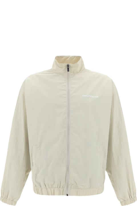 メンズ Daily Paperのコート＆ジャケット Daily Paper White Nylon Casual Jacket