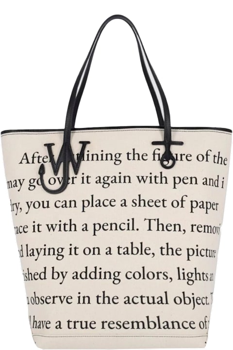 J.W. Anderson for Kids J.W. Anderson Cotton Blend Anchor Shopping Bag