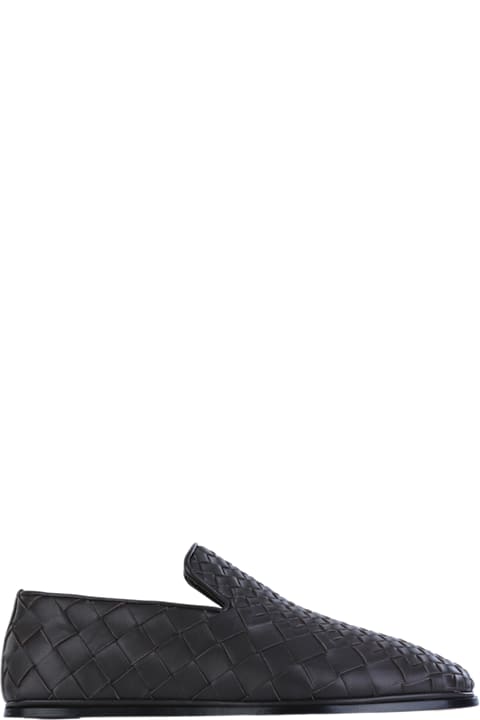 Homeware Bottega Veneta Black Leather Flats
