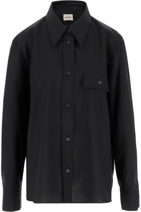 Khaite Topwear for Women Khaite Yatty Wool Top Shirt