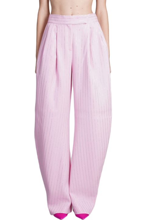 The Attico for Women The Attico Gary Pants In Rose-pink Viscose