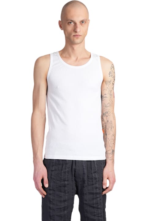 Barena Women Barena Solio Tank Top In White Cotton