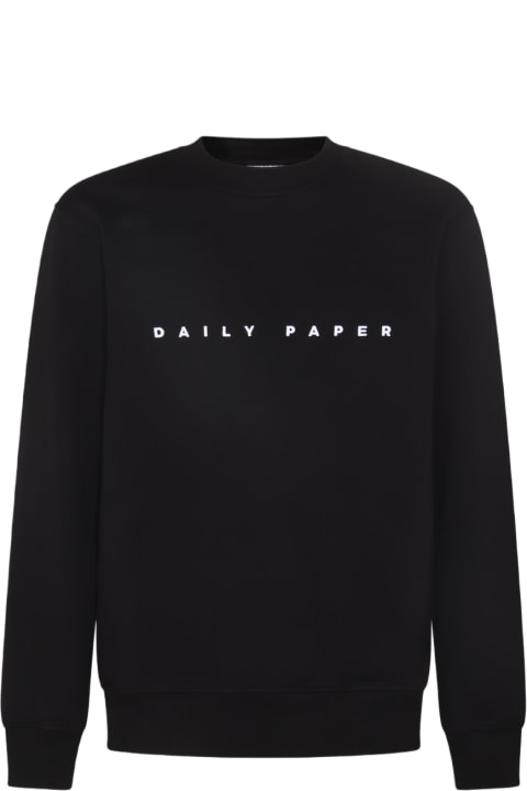 Daily Paper Fleeces & Tracksuits for Men Daily Paper Black Cotton Knitwear