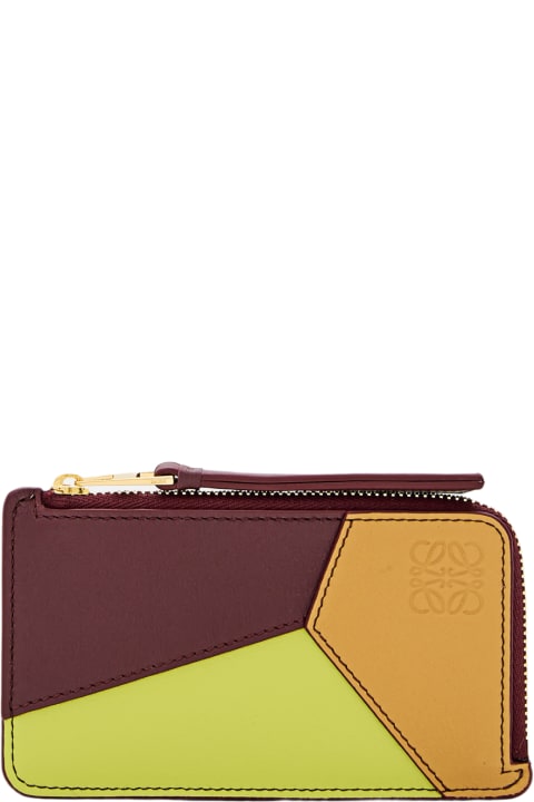 Loewe Sale for Women Loewe Puzzle Coin Leather Cardholder