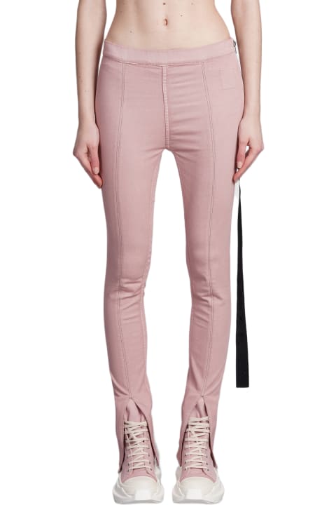 Fashion for Men DRKSHDW Slit Front Leggins Leggings In Rose-pink Cotton