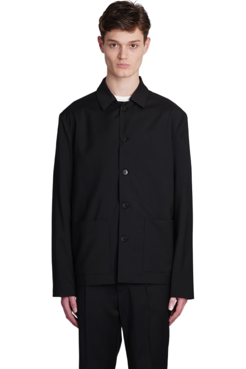メンズ costumeinのコート＆ジャケット costumein Timisoara Casual Jacket In Black Wool
