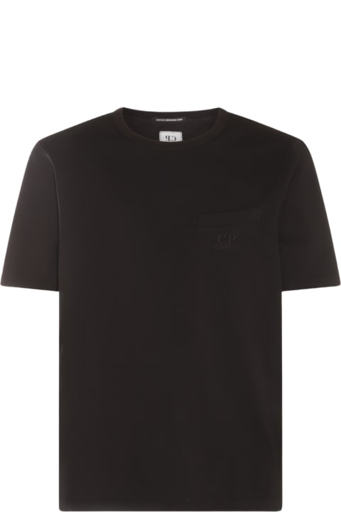 Topwear for Men C.P. Company Black Cotton T-shirt