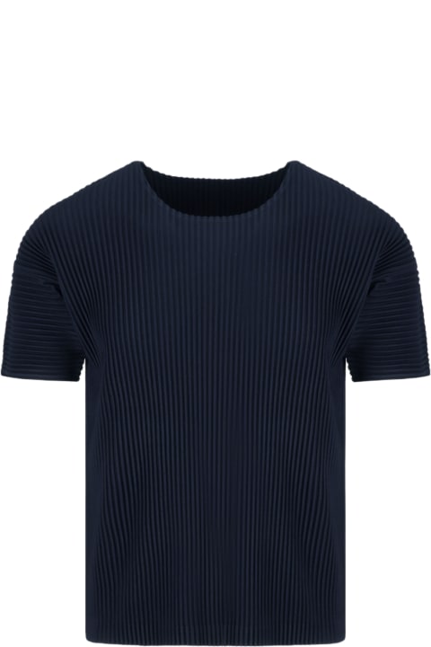 Homme Plissé Issey Miyake Clothing for Men Homme Plissé Issey Miyake Basic Pleated T-shirt