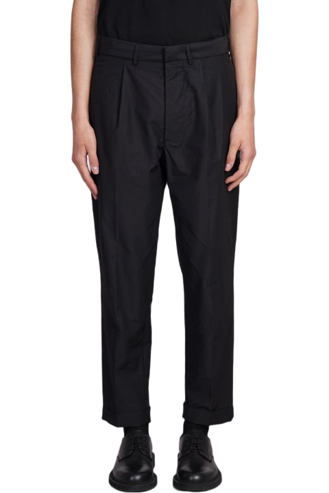 Mauro Grifoni Clothing for Men Mauro Grifoni Pants In Black Cotton