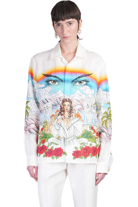 Casablanca Topwear for Women Casablanca Shirt In Multicolor Silk