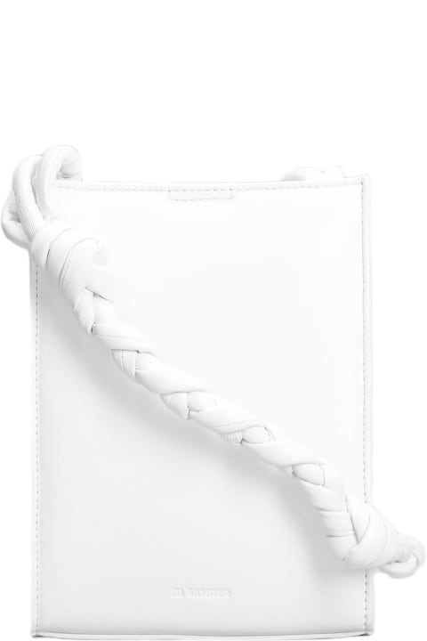 Homeware Jil Sander Ivory Leather Tangle Shoulder Bag