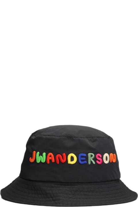メンズ J.W. Andersonの帽子 J.W. Anderson Logo Embroidery Bucket Hat