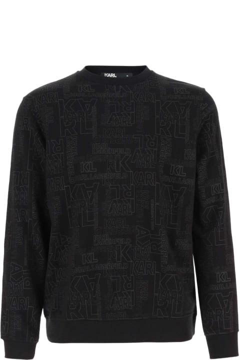 Karl Lagerfeld Fleeces & Tracksuits for Men Karl Lagerfeld Cotton Blend Sweatshirt With Logo