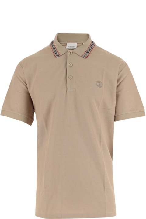 Burberry for Men Burberry Cotton Polo Shirt With Logo