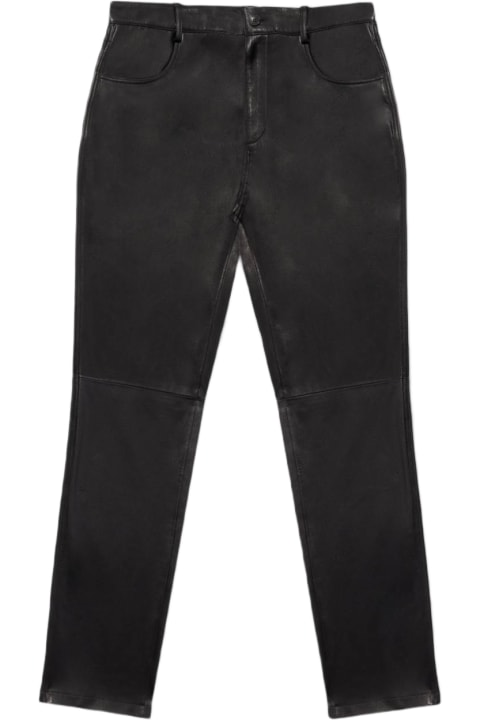 Fashion for Men Larusmiani Leather Trouser Racer Pants