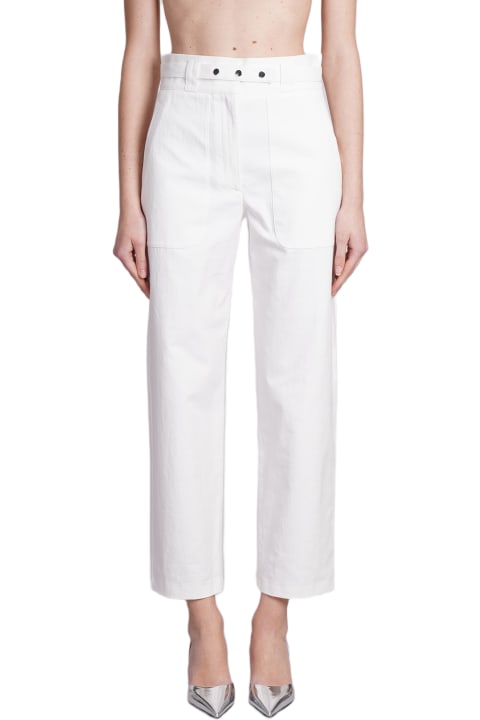 IRO Pants & Shorts for Women IRO Zoannah Pants In White Cotton