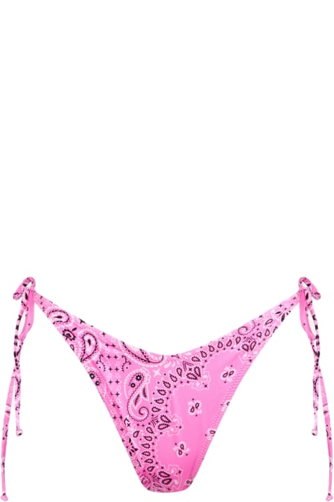 Homeware MC2 Saint Barth Woman Cheeky Swim Briefs With Bandanna Print