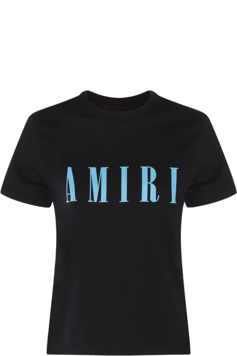 ウィメンズ AMIRIのトップス AMIRI Black Cotton T-shirt