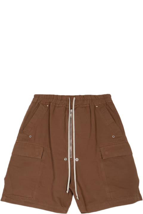 DRKSHDW Pants for Women DRKSHDW Cargobela Shorts Brown Cotton Baggy Cargo Shorts - Cargobela Shorts