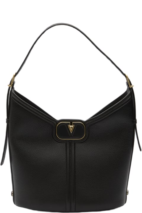 ウィメンズ Valentino Garavaniのバッグ Valentino Garavani Vlogo Leather Hobo Bag