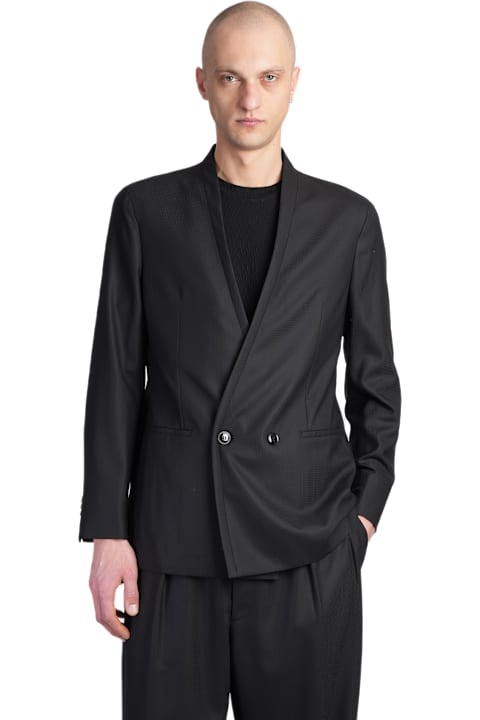 Giorgio Armani Suits for Men Giorgio Armani In Black Wool