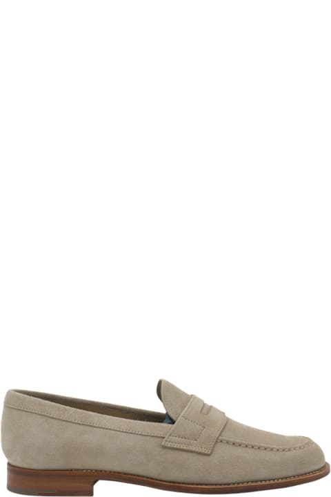 Church's Flat Shoes for Women Church's Beige Suede Heswall Loafers