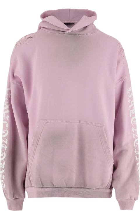 Fleeces & Tracksuits for Women Balenciaga Cotton Hoodie With Logo