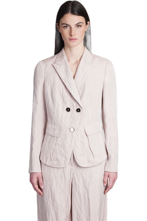 Giorgio Armani Coats & Jackets for Women Giorgio Armani Double-breast Patched Pocket Blazer
