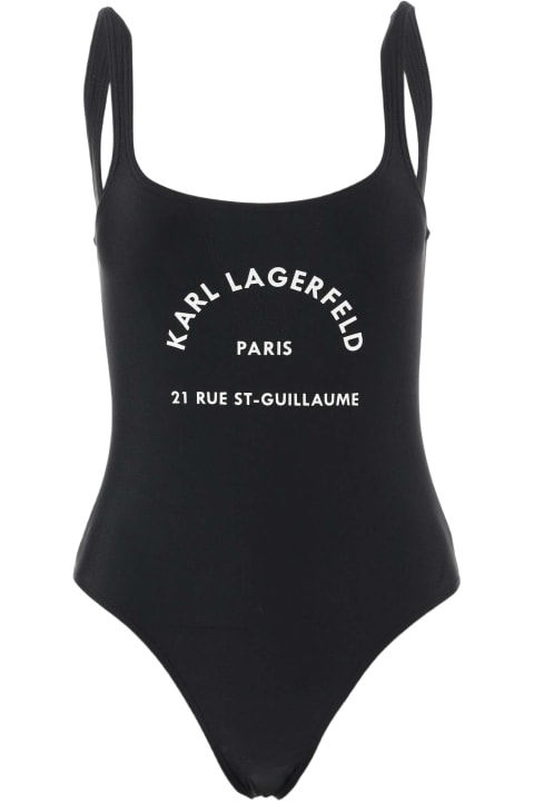 Swimwear for Women Karl Lagerfeld One-piece Swimsuit Rue St-guillaume