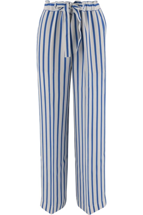 Ralph Lauren Pants & Shorts for Women Ralph Lauren Striped Silk Pants