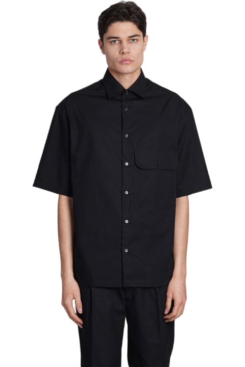Emporio Armani for Men Emporio Armani Shirt In Black Cotton